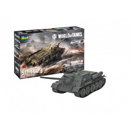 Revell® World Of Tanks maquette militaire SU-100 1:72 référence 03507