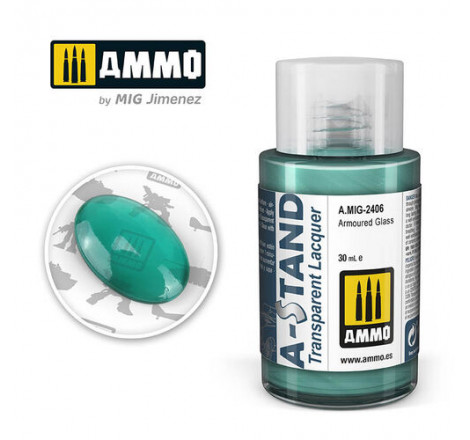 Ammo® Peinture A-Stand Armoured Glass Lacquer référence A.MIG-2406