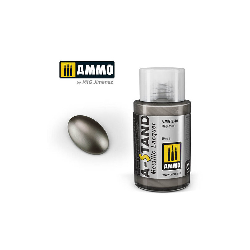 Ammo® Peinture A-Stand Magnesium Lacquer référence A.MIG-2310