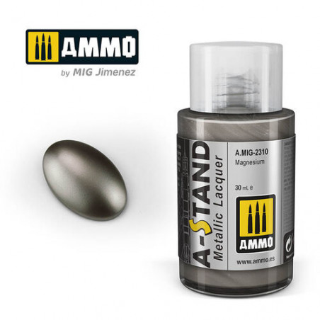 Ammo® Peinture A-Stand Magnesium Lacquer référence A.MIG-2310