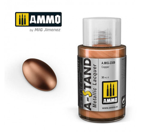 Ammo® Peinture A-Stand Copper Lacquer référence A.MIG-2309