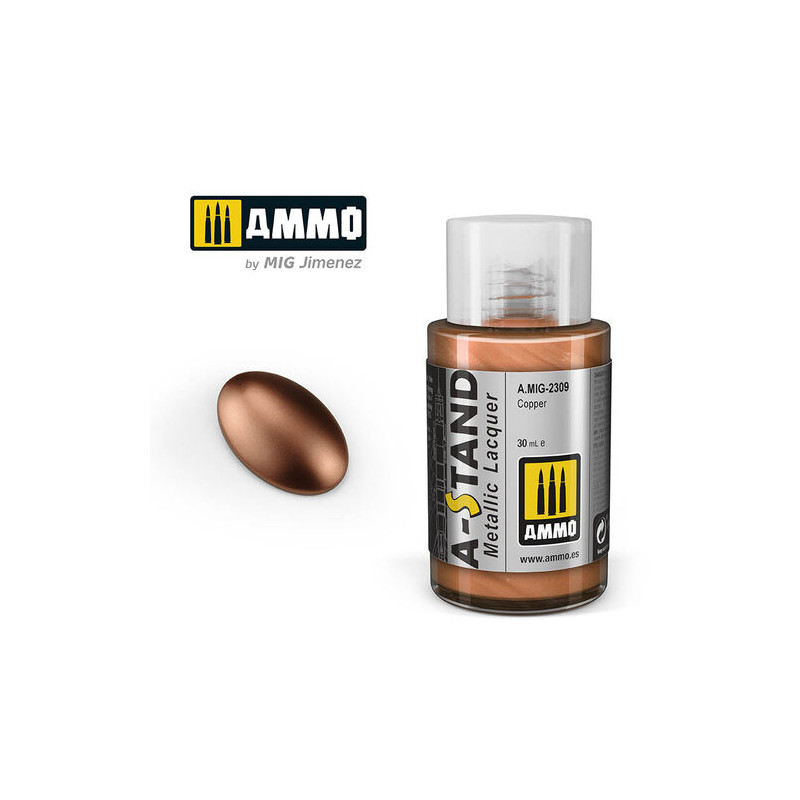 Ammo® Peinture A-Stand Copper Lacquer référence A.MIG-2309