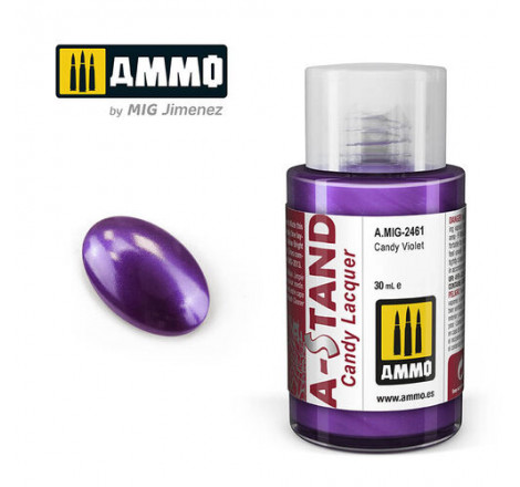 Ammo® Peinture A-Stand Candy Violet Lacquer référence A.MIG-2461
