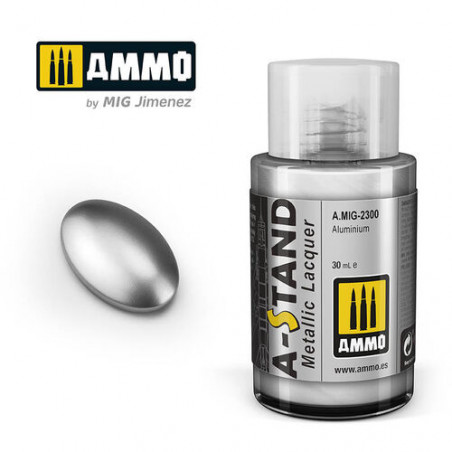Ammo® Peinture A-Stand Aluminium Lacquer référence A.MIG-2300