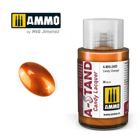 Ammo® Peinture A-Stand Candy Orange Lacquer référence A.MIG-2453