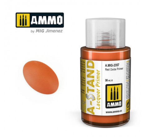 Ammo® Peinture A-Stand Red Oxide Primer Lacquer référence A.MIG-2357