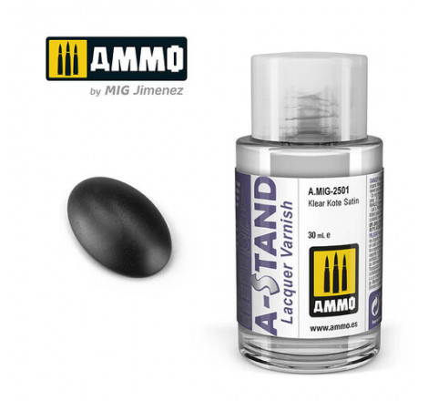 Ammo® Peinture A-Stand Vernis satin Lacquer référence A.MIG-2501