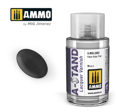 Ammo® Peinture A-Stand Vernis mat Lacquer référence A.MIG-2502