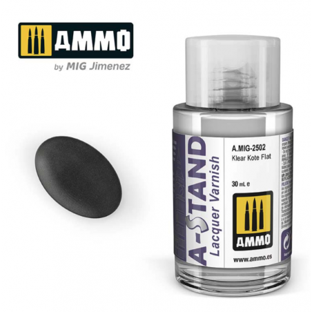Ammo® Peinture A-Stand Vernis mat Lacquer référence A.MIG-2502