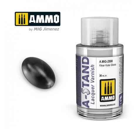 Ammo® Peinture A-Stand Vernis brillant Lacquer référence A.MIG-2500
