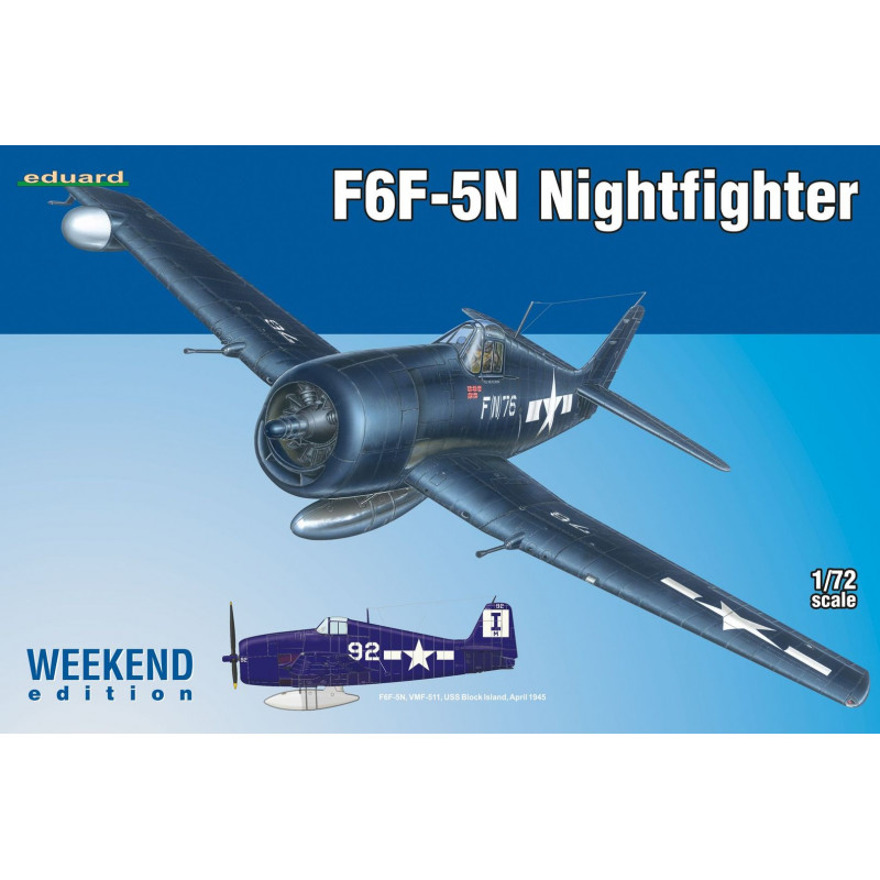 Eduard® maquette militaire Avion F6F-52 Nightfighter 1:72