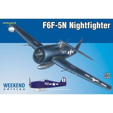 Eduard® maquette militaire Avion F6F-52 Nightfighter 1:72