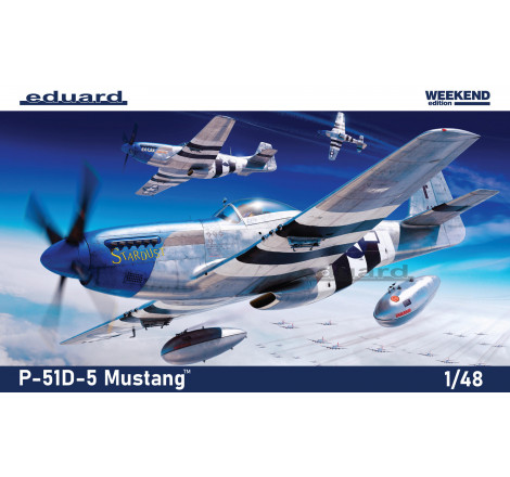 Eduard® maquette avion P-51D-5 Mustang (Weekend edition) 1:48 référence 84172