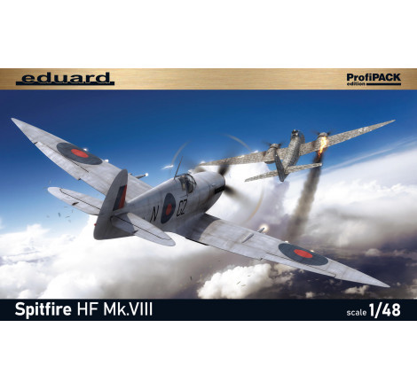 Eduard® maquette avion Spitfire HF Mk.VIII (ProfiPack edition) 1:48 référence 8287
