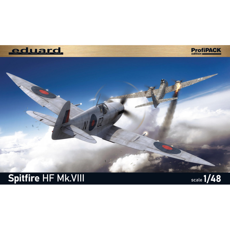 Eduard® maquette avion Spitfire HF Mk.VIII (ProfiPack edition) 1:48 référence 8287