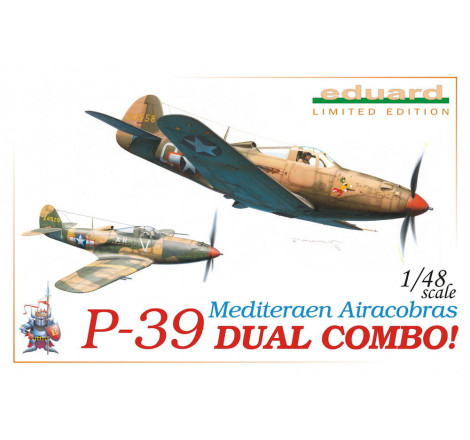 Eduard® maquette avion P-39L/N Aircobra in the MTO Dual Combo - Édition limité 1:48