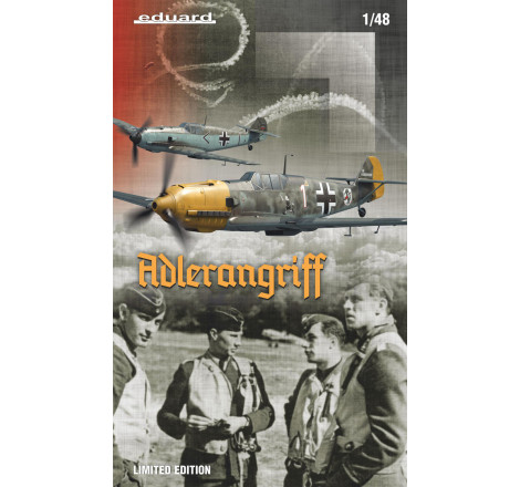 Eduard® maquette avion Bf 109E Adlerangriff Dual Combo - Édition limité 1:48 référence 11144