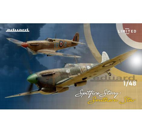Eduard® maquette avion Spitfire Story: Southern Star - Édition limité 1:48 référence 11157