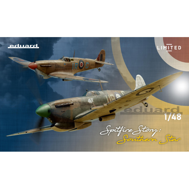 Eduard® maquette avion Spitfire Story: Southern Star - Édition limité 1:48 référence 11157