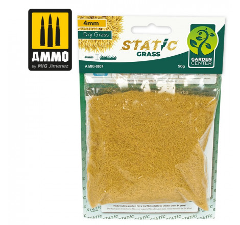 Ammo® Flocage 4 mm Dry Grass - Static Grass référence A.MIG-8807