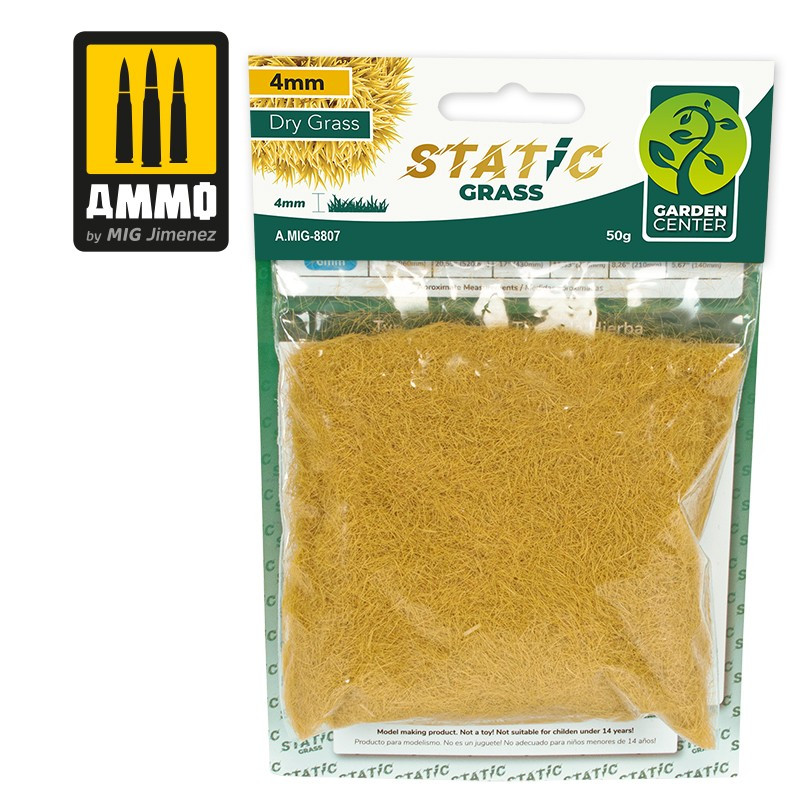 Ammo® Flocage 4 mm Dry Grass - Static Grass référence A.MIG-8807