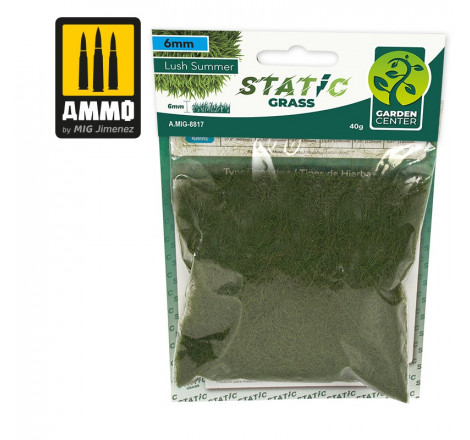 Ammo® Flocage 6 mm Lush Summer - Static Grass référence A.MIG-8817