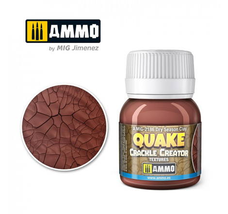 Ammo® Dry Season Clay - Quake Crackle Creator référence A.MIG-2186