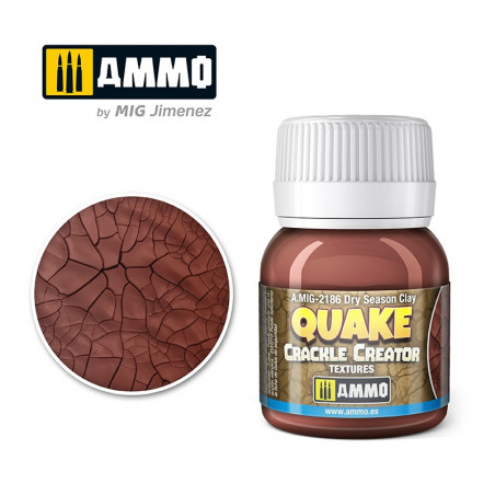 Ammo® Dry Season Clay - Quake Crackle Creator référence A.MIG-2186