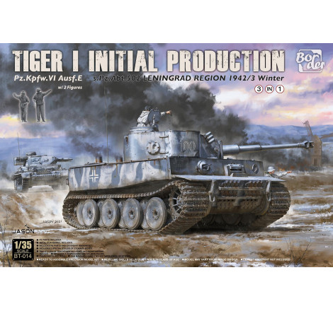 Border® Maquette Tiger Ausf.E (initial production)  Leningrad 1942/3 Winter 1:35 référence BT-014