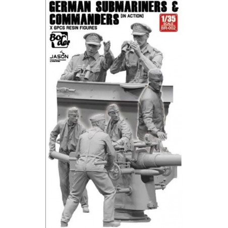 Border® Set de figurines Submariners & Commanders (en action) 1:35