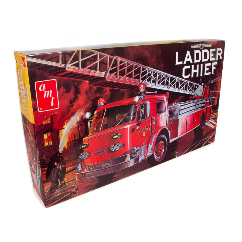 AMT® Maquette Camion de pompier américain Ladder Chief 1:25 - AMT1204/06