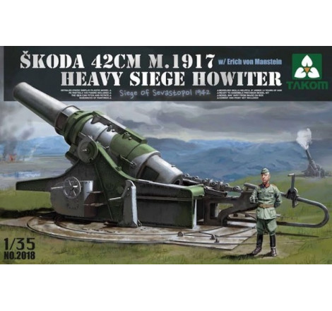 Takom® Maquette Obusier lourd de siège Skoda 42cm M.1917 1:35