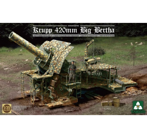 Takom® Maquette Obusier Krupp 420mm Big Bertha 1:35 référence 2035