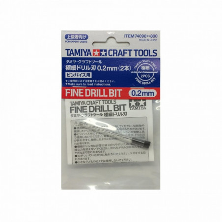 Tamiya® forets 0.2 mm 74090