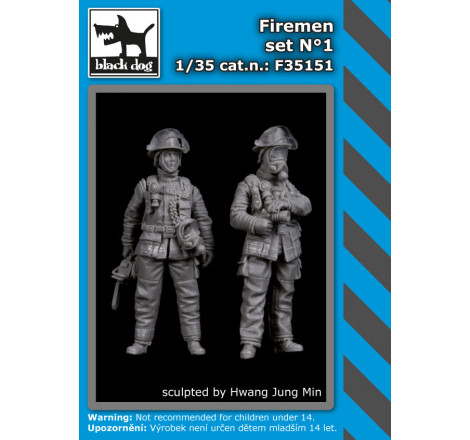 Black Dog® Set pompiers n°1 1:35 référence F35151