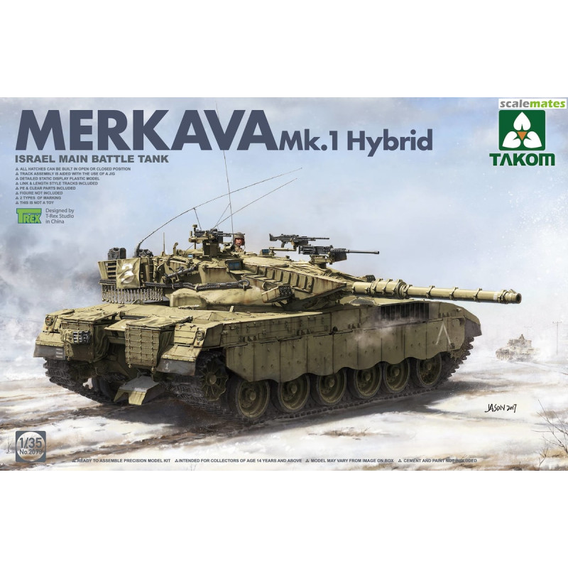 Takom® Maquette militaire Merkava mk.1 hybrid 1:35 référence 2079