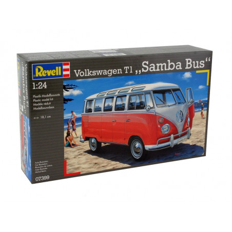 Revell® Maquette voiture Volkswagen T1 "Samba Bus" 1:24 référence 07399