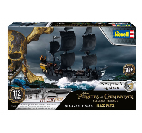 Revell® Maquette bateau pirate des caraïbes  Black Pearl 1:150 référence 05499