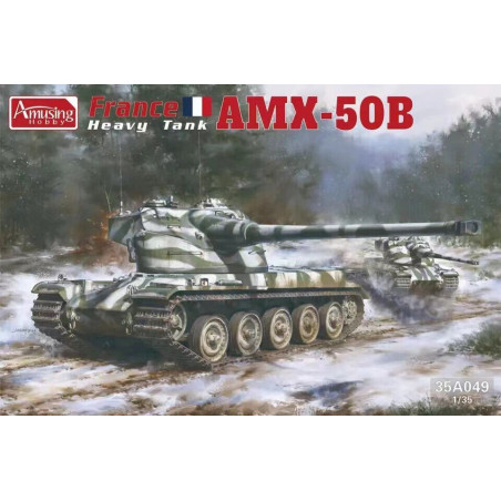 Amusing Hobby® Maquette militaire char français AMX-50(B) 1:35 référence 35A049