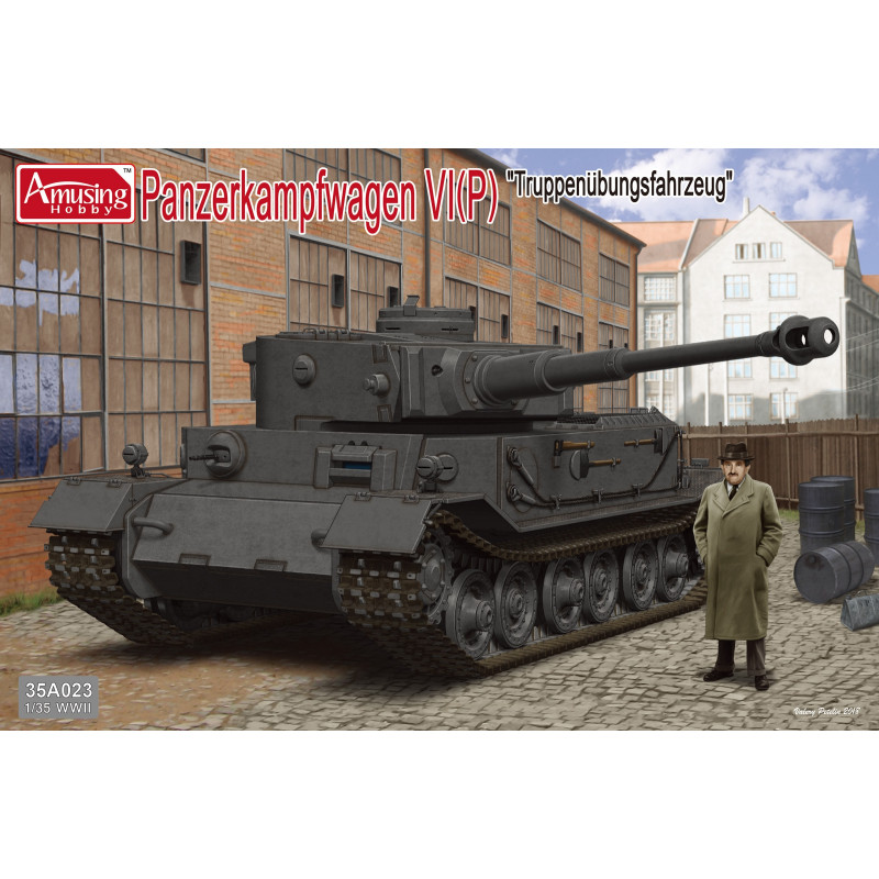 Amusing Hobby® Maquette militaire Pz.Kpfw.VI Tiger (P) "Truppenübungsfahrzeug" 1:35