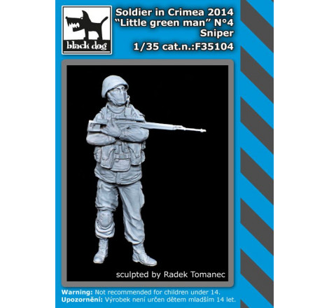 Black Dog® Soldat sniper en Crimée 2014 "Little green man" n°4 1:35 référence F35104