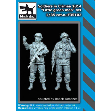 Black Dog® Set soldats en Crimée 2014 "Little green men" 1:35 référence F35102