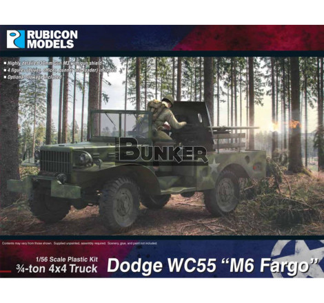 Rubicon Models® Maquette véhicule Dodge WC55 "M6 Fargo" 1:56 référence 280102