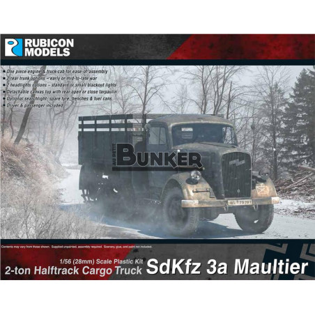Rubicon Models® Maquette camion SdKfz 3a Maultier 1:56 référence 280046