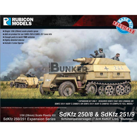 Rubicon Models® Maquette set amélioration Sdkfz 250/8 & SdKfz 251/9 1:56 référence 280044