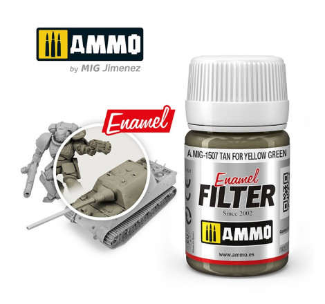 Ammo® Filtre enamel TAN pour jaune vert A.MIG-1507