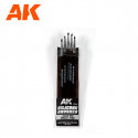 AK® Set pinceaux silicone - Hard Tip - small référence AK9087
