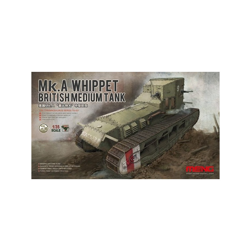 Meng® Maquette militaire char britannique MK.A Whippet 1:35 référence TS-021