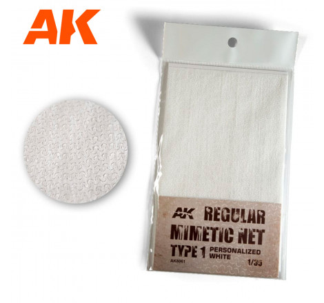AK® Filet de camouflage moderne blanc personnalisé type 1 1:35 AK8061