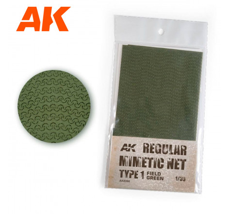 AK® Filet de camouflage moderne field green type 1 1:35 AK8066